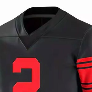 Maillot américain en polyester 100% de conception personnalisée professionnelle maillot de football américain personnalisé pour les jeunes pas cher - Product Image 3