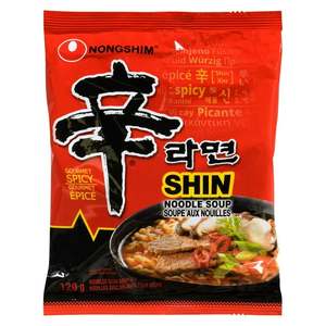 บะหมี่กึ่งสำเร็จรูปเกาหลี120กรัม (40แพ็ค) Nongshim spicy Nongshim - Product Image 1