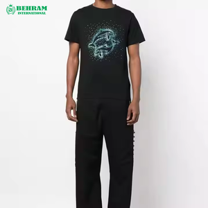บริการ OEM/ODM เสื้อยืดคุณภาพสูง พิมพ์โลโก้ตามสั่ง น้ำหนักเบา เป็นมิตรกับสิ่งแวดล้อม ทรงหลวม ผู้ชาย ผลิตในปากีสถาน ผ้าฝ้าย 100% ทรงปกติ - Product Image 5