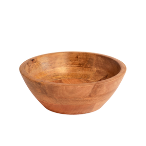 Cuenco para servir ensalada de madera de acacia con logotipo personalizado, vajilla de madera multiusos elegante para fiestas, platos, salsa de diseño liso - Product Image 3