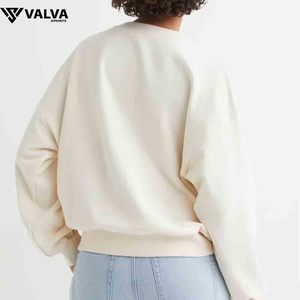 เสื้อสเวตเตอร์สตรีแขนยาวแบบสวมหัวพิมพ์ลายสตรีทสไตล์ลำลองแฟชั่นฤดูหนาวออกแบบตามแบรนด์ของคุณ - Product Image 5