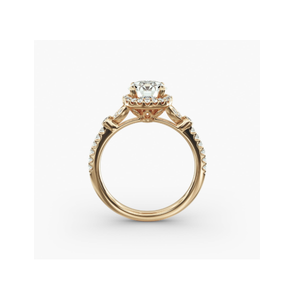 แหวนหมั้นทองคำ 18K สีเหลืองสไตล์วินเทจ |   ดีไซน์หรูหรา ความเงางามเหนือระดับ ฝีมือระดับดีไซเนอร์ - Product Image 2