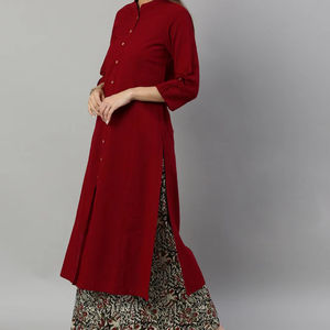 ชุดเคอร์ตาพาเลซมีกระดุมผ้าคอตตอนมีสไตล์ของผู้หญิงชุดสวมใส่สบายๆเก๋ไก๋หลากหลายสไตล์สำหรับใส่นอกสถานที่ในฤดูร้อนอย่างเป็นทางการในโอกาสต่างๆ - Product Image 1