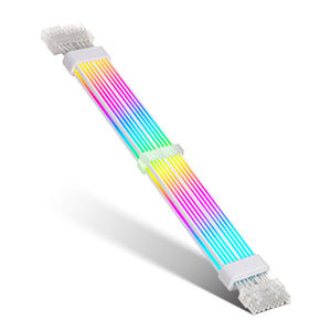 Kabel Ekstensi Lampu RGB 2*8Pin, Kabel PSU 5V <span class=keywords><strong>3</strong></span>-Pin ARGB Sync, Kabel Ekstensi Daya Tersedia - Product Image 1