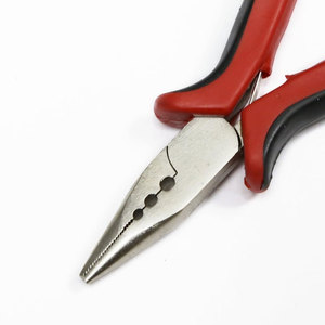 Micro anneaux perles pince d'enlèvement de lien professionnel multi-outils pince d'extension de cheveux outils pince à pointe courbée en acier inoxydable - Product Image 5