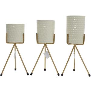 <b>Beautiful</b> New Design Modern Eco-Friendly Iron Flower Pot Planter <b>Vases</b> with Stand Round Shape for Home Decor - Product Image 2