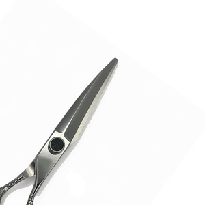 Ciseaux de salon de coiffure finition polonaise en acier inoxydable cheveux ciseaux de salon de beauté élégant avec vis noire - Product Image 5