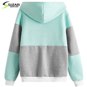 Las mejores sudaderas con capucha para mujer a la moda, Jersey ajustado cómodo con capucha, estampado de invierno, patrón en blanco forrado para uso en exteriores, talla grande baja - Product Image 2
