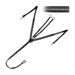 Meilleure vente de cuirasse de cheval 5 points Garniture en cristal Cuir de qualité supérieure Fabriqué au Pakistan - Product Image 4