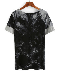 Camiseta Tie-Dye para Hombre al por Mayor, 100% Algodón, Sublimación, Logotipo Personalizado, OEM - Product Image 3