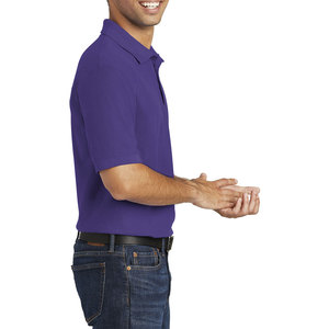 Camiseta Polo de Golf de Algodón Color Morado, Nueva Colección 2023, Venta al por Mayor, OEM, Lisa, Bordada, de Alta Calidad, Personalizable, Cuello Alto, para Hombre - Product Image 5