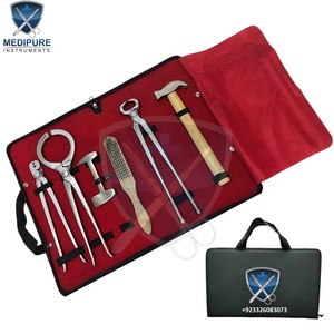 Kit d'outils professionnels pour vétérinaires équins, couteau à sabots, râpe, pinces, ensemble de coupe pour l'entretien et les soins des sabots de cheval - Product Image 4