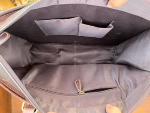 Vente en gros de sac fourre-tout en cuir véritable usiné à la main pour femmes occidentales sac à main en cuir de vachette à poils sur sac à bandoulière dissimulé sac à main à franges florales - Product Image 6