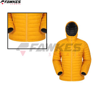 Ropa personalizada para hombre, chaqueta acolchada plegable para hombre de buena calidad, abrigo de invierno con capucha, chaqueta de nieve aislada - Product Image 6