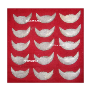 Forme merveilleuse de conception de lune très artisanale faite à la main sur le support de bâton d'encens de stéatite naturelle pour la maison de bureau et la décoration de temple - Product Image 1