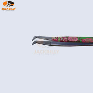 Extensions de cils en acier inoxydable japonais, cheveux synthétiques naturels, longues, faites à la main, pinces à épiler, extensions de cils en marque privée - Product Image 2