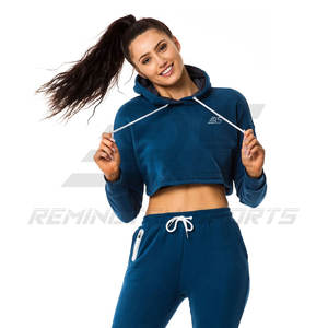 เสื้อครอปสตรีสไตล์ใหม่ราคาถูกเสื้อครอปผ้าฝ้ายขนาดใหญ่ปรับแต่งโลโก้ได้ตามต้องการ - Product Image 4