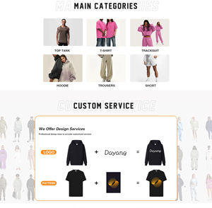 Ensemble de survêtement unisexe personnalisé en coton, sweat-shirt et pantalon de survêtement, 2 pièces, broderie, patchwork, coupe ample, survêtement coupe-vent - Product Image 6