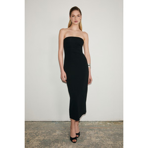 Robe longue sans bretelles en tissu doux et extensible pour femmes GRIMELANGE RUMI - Product Image 1