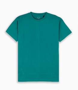 Camiseta de algodón liso para hombre con un escote cómodo y textura suave, ideal para el trabajo en casa o el fin de semana - Product Image 6