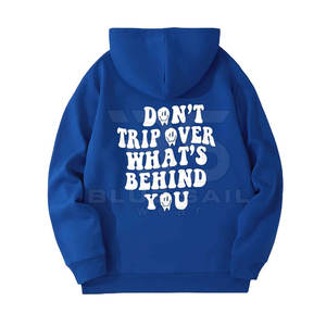 Sudaderas con Capucha para Hombre de Secado Rápido, de Algodón y Poliéster, con Estampado Puff, Mangas Largas - Product Image 1