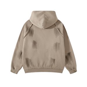 Top Notch Meilleure Vente Sweats À Capuche Unisexe Personnalisé Lavé À L'acide De Haute Qualité Mode Lavé Lourd Brodé Col À Capuche - Product Image 2