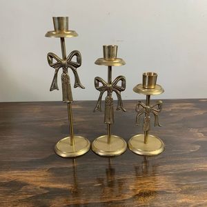 Articles de Noël, porte-bougies décoratifs dorés fantaisie, haute qualité, pour table, nouveau design, petits porte-bougies - Product Image 3