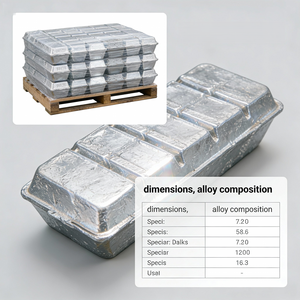 แท่งอะลูมิเนียมบริสุทธิ์สูง A7 A8 สำหรับงานโลหะวิทยา การอัดขึ้นรูป การรีด และการกลึงในอุตสาหกรรม - Product Image 3