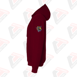 เสื้อฮู้ดสั่งตัดตามสั่งเสื้อฮู้ดดี้ปักลายโลโก้หน้าด้วยผ้าไหมดีไซน์3D - Product Image 3