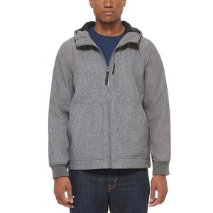 Veste de chasse imperméable en softshell de couleur grise pour le camping - Product Image 1