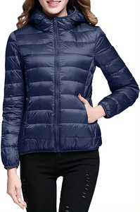 New Style Best <b>Women's</b> Puffer <b>Jacket</b> Custom Logo Full Sleeve Custom Color Plain Dyed Breathable Winter 100% Polyester - Product Image 5