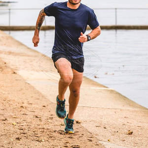 Pantalones Cortos Deportivos Casuales para Hombre, de Tela Ligera de Algodón/Poliéster, de Secado Rápido, para Entrenamiento Diario y Fitness - Product Image 5