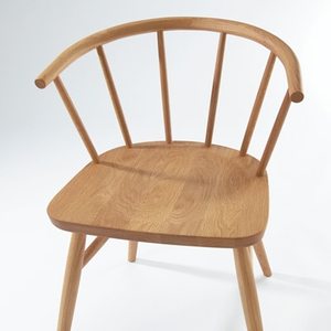 เก้าอี้รับประทานอาหารสีขาวทำจากไม้สักเนื้อแข็งคุณภาพสูงและการตกแต่งที่เป็นธรรมชาติสำหรับในร่มและกลางแจ้ง - Product Image 5