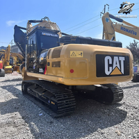 Excavatrice sur chenilles Caterpillar 325D, 25 tonnes, excavatrice de taille moyenne, moteur Cat C7 ACERT, excavatrice de construction américaine d'occasion