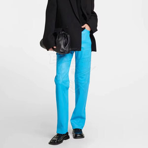 Chaqueta de Cuero de Primera Calidad, Estilo Casual, Nueva, Moderna, con Cierre, Chaquetas de Cuero para Mujer - Product Image 2