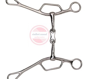 Caballo ecuestre Cómodo Snaffle Brocas de boca de caballo de acero inoxidable - Product Image 3