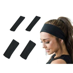 * OUTLET * Fascia sportiva nera 4 pezzi per uomo e donna larga 5.5cm-casa e giardino/sport e tempo libero - Product Image 1