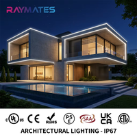 RAYMATES LIGHTING Bande lumineuse LED flexible DC24V adressable Pixel WS2811 pour extérieur, télécommande, IP67, paysage