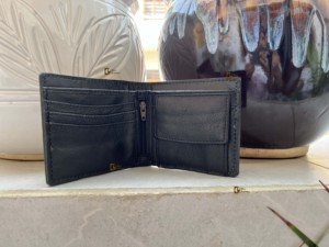 Portefeuille en cuir de vachette marron pour hommes, longue fermeture à glissière, doublure en nylon RFID usiné à la main, porte-monnaie à la mode, cadeau pour nouvel arrivage - Product Image 5