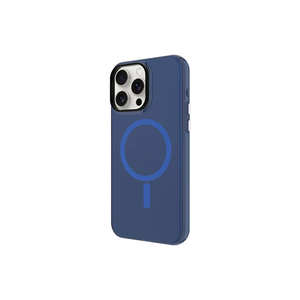 Coque rigide transparente givrée JoieCreatif bleu marine compatible MagSafe pour iPhone 15 Pro 13 Pro Max Plus avec placage électrolytique - Product Image 4