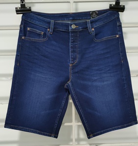 100% coton hommes Smart Casual Board Shorts grande taille Denim lavé respirant conception taille élastique tissé au Bangladesh - Product Image 1