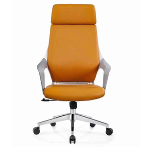 Sedia da Ufficio Contemporanea MF6101A con Schienale Alto, Rivestimento in Ecopelle di Lusso, Poggiatesta Regolabile, Base in Metallo Cromato per Uffici - Product Image 2