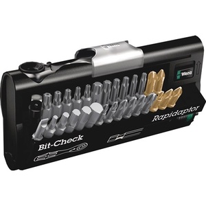 Bitsortiment BC 30 Mini 1 WERA Zyklop – Jeu de tournevis 30 pièces avec embouts PH/PZD/T/Schlitz/6KT et boîte de rangement - Product Image 1