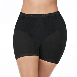 Women's High-Waisted <b>Butt</b>-Lifting Shapewear Shorts Jersey Fabric Firm Control Waist Shaper Panty Hooks Decoration for Postpartum - Product Image 1