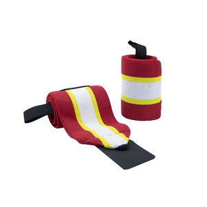 Custom Neoprene Heavy Duty Fitness Gym Workout <b>Wrist</b> Support Wraps for Weightlifting Gymnastics Deadlift Training with Safety - Product Image 3