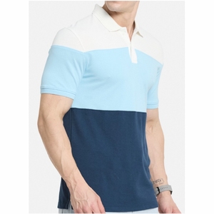 เสื้อโปโลผู้ชายสีพื้นเสื้อโปโลระบายอากาศ - Product Image 3