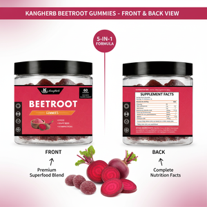 OEM Özel Etiketli Vegan Pancar Kökü Jelibonları Şeker İçermeyen Bağışıklık Destekleyici Organik Pancar Jelibonları - Product Image 2