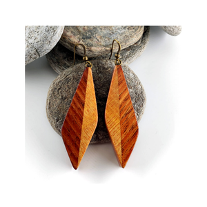 100% Meilleure qualité boucle d'oreille en bois pour sortir boucles d'oreilles à la mode plaqué fabriqué en Inde designer look meilleur prix produit - Product Image 4