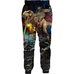 Pantalones Deportivos Sublimados de Calle, 450GSM, Felpa de Poliéster, Pantalones Deportivos Estampados, Proveedor de Fábrica con Etiqueta Privada OEM Personalizada - Product Image 4