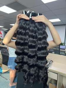 Cabello virgen vietnamita al por mayor Cabello crudo Ocean Wave 100% Cabello humano cutícula alineada - Product Image 2